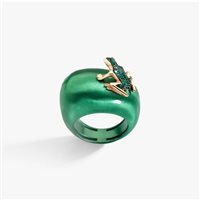 Anello Dada Arrigoni Donna Happy Frog in Argento Smeraldo 0.21 Ct DHF07ANAVRNSM - DHF07ANAVRNSM